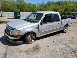 Salvage trucks for sale at Grenada, MS auction: 2001 Ford F150 Supercrew