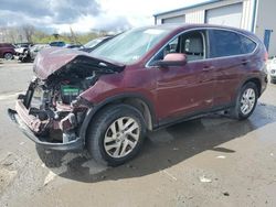 Salvage cars for sale at Duryea, PA auction: 2016 Honda CR-V EX