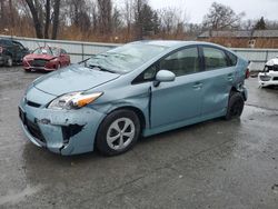 Salvage cars for sale from Copart Albany, NY: 2015 Toyota Prius