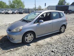 Salvage cars for sale from Copart Mebane, NC: 2008 Honda FIT Sport
