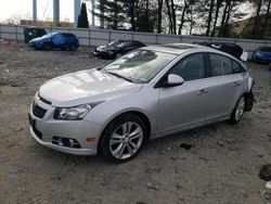 Salvage cars for sale from Copart Windsor, NJ: 2014 Chevrolet Cruze LTZ