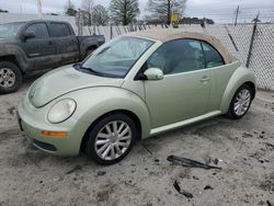 Salvage cars for sale at Seaford, DE auction: 2008 Volkswagen New Beetle Convertible SE
