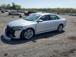 Salvage cars for sale from Copart Grantville, PA: 2018 Volkswagen Passat SE