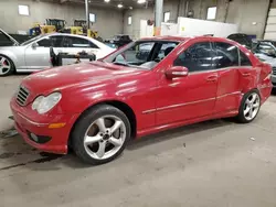 Salvage cars for sale at Blaine, MN auction: 2006 Mercedes-Benz C 230