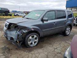 2013 Honda Pilot EXL en venta en Woodhaven, MI