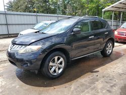Salvage cars for sale at Austell, GA auction: 2010 Nissan Murano S