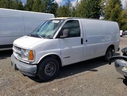 Chevrolet salvage cars for sale: 1998 Chevrolet Express G2500