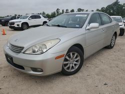 Salvage cars for sale from Copart Houston, TX: 2002 Lexus ES 300