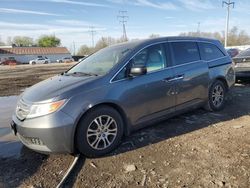 Salvage cars for sale from Copart Columbus, OH: 2012 Honda Odyssey EX