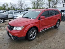 Salvage cars for sale from Copart Bridgeton, MO: 2016 Dodge Journey Crossroad
