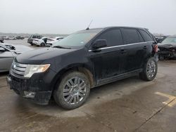 Salvage cars for sale at Grand Prairie, TX auction: 2008 Ford Edge Limited