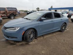 Salvage cars for sale from Copart Woodhaven, MI: 2015 Chrysler 200 S