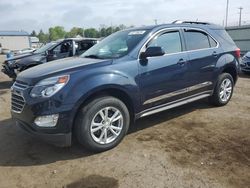 Salvage cars for sale from Copart Pennsburg, PA: 2017 Chevrolet Equinox LT