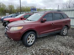 Salvage cars for sale at Louisville, KY auction: 2007 Hyundai Santa FE SE