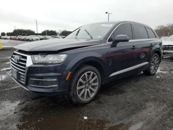 Salvage cars for sale at East Granby, CT auction: 2017 Audi Q7 Premium Plus