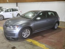 Flood-damaged cars for sale at auction: 2015 Volkswagen Golf