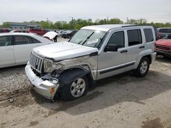 Salvage cars for sale from Copart Louisville, KY: 2012 Jeep Liberty Sport