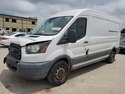 Salvage trucks for sale at Wilmer, TX auction: 2015 Ford Transit T-250