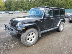 Vehiculos salvage en venta de Copart Graham, WA: 2013 Jeep Wrangler Unlimited Sahara