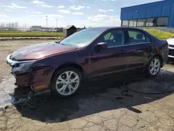 Salvage cars for sale at Woodhaven, MI auction: 2012 Ford Fusion SE