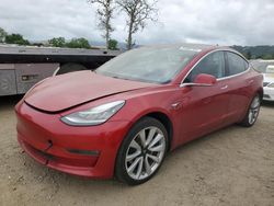 Salvage cars for sale from Copart San Martin, CA: 2018 Tesla Model 3