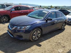 Salvage cars for sale at San Martin, CA auction: 2015 Honda Accord LX