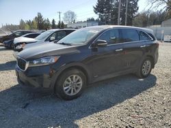 Salvage cars for sale at Graham, WA auction: 2019 KIA Sorento L