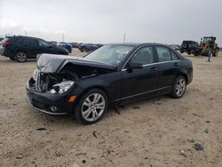 Salvage cars for sale at New Braunfels, TX auction: 2011 Mercedes-Benz C300