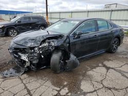 Salvage cars for sale at Woodhaven, MI auction: 2023 Toyota Camry SE Night Shade