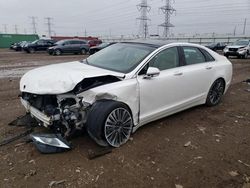 Salvage cars for sale at Elgin, IL auction: 2016 Lincoln MKZ