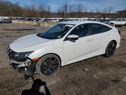 Salvage cars for sale at Marlboro, NY auction: 2019 Honda Civic Sport