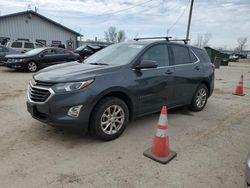 Salvage cars for sale from Copart Pekin, IL: 2018 Chevrolet Equinox LT