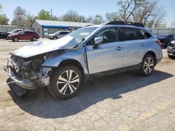 Salvage cars for sale from Copart Wichita, KS: 2018 Subaru Outback 3.6R Limited