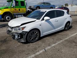 Salvage cars for sale from Copart Van Nuys, CA: 2013 Lexus CT 200