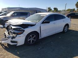 Chevrolet salvage cars for sale: 2018 Chevrolet Malibu LS