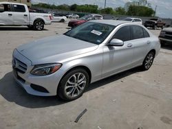 Salvage cars for sale at Wilmer, TX auction: 2015 Mercedes-Benz C 300 4matic