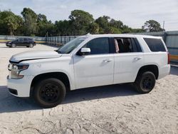 Salvage cars for sale from Copart Fort Pierce, FL: 2017 Chevrolet Tahoe Police