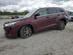 Salvage cars for sale from Copart Lebanon, TN: 2017 Toyota Highlander SE