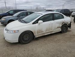 Salvage cars for sale at Nisku, AB auction: 2008 Honda Civic LX