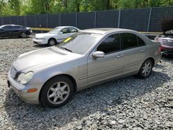 Salvage cars for sale at Waldorf, MD auction: 2004 Mercedes-Benz C 240
