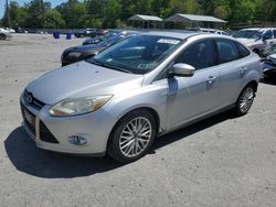 Salvage cars for sale from Copart Savannah, GA: 2012 Ford Focus SEL