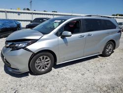 Toyota Sienna xle salvage cars for sale: 2021 Toyota Sienna XLE