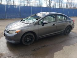 Salvage cars for sale from Copart Atlantic Canada Auction, NB: 2012 Honda Civic LX
