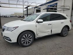 Salvage cars for sale at Pasco, WA auction: 2016 Acura MDX Technology