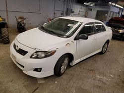 Salvage cars for sale from Copart Wheeling, IL: 2010 Toyota Corolla Base