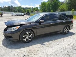 Salvage cars for sale from Copart Fairburn, GA: 2016 Honda Accord LX