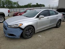 Salvage cars for sale at Spartanburg, SC auction: 2014 Ford Fusion SE