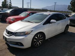 Salvage cars for sale at Rancho Cucamonga, CA auction: 2015 Honda Civic EXL