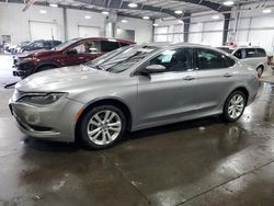 Salvage cars for sale from Copart Ham Lake, MN: 2016 Chrysler 200 Limited