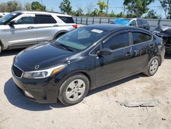 Salvage cars for sale from Copart Riverview, FL: 2017 KIA Forte LX